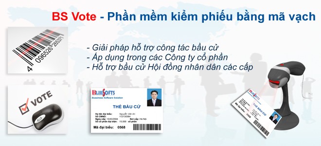  BS Vote - PHẦN MỀM KIỂM PHIẾU BẦU CỬ BẰNG MÃ VẠCH